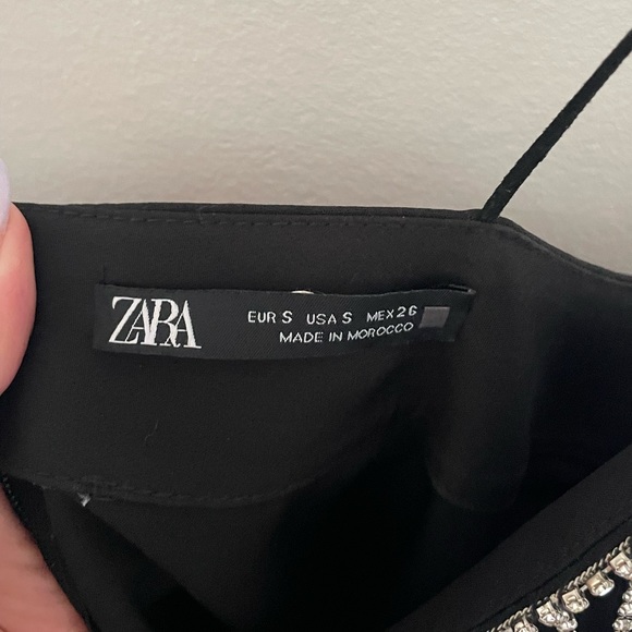 Zara Rhinestone Fringe mini dress - Picture 4 of 6